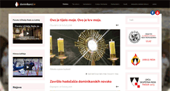 Desktop Screenshot of dominikanci.hr