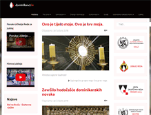 Tablet Screenshot of dominikanci.hr